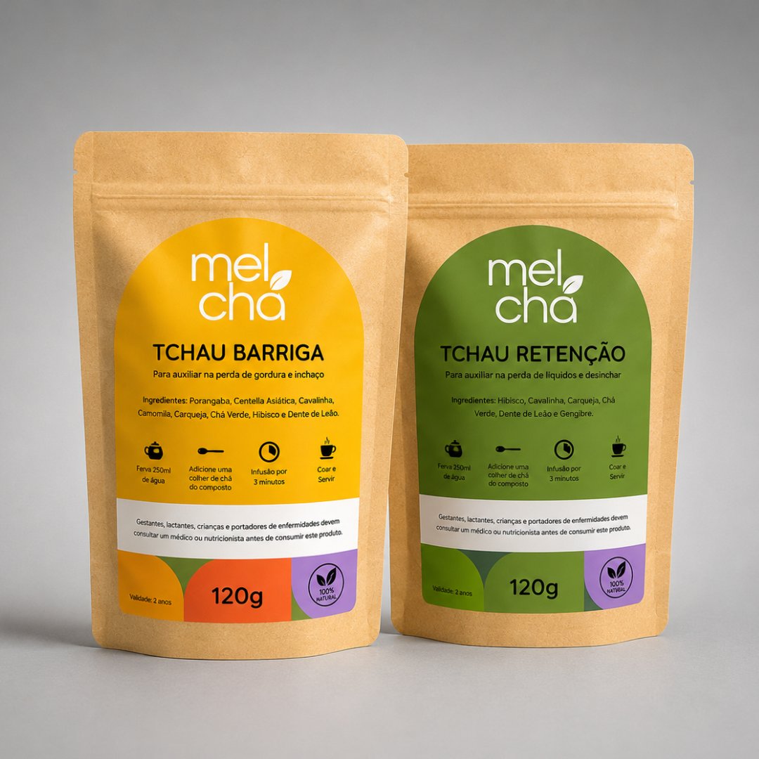 Combo Detox (Tchau Barriga + Tchau Retenção): Desinche e Elimine Excessos de Forma Natural
