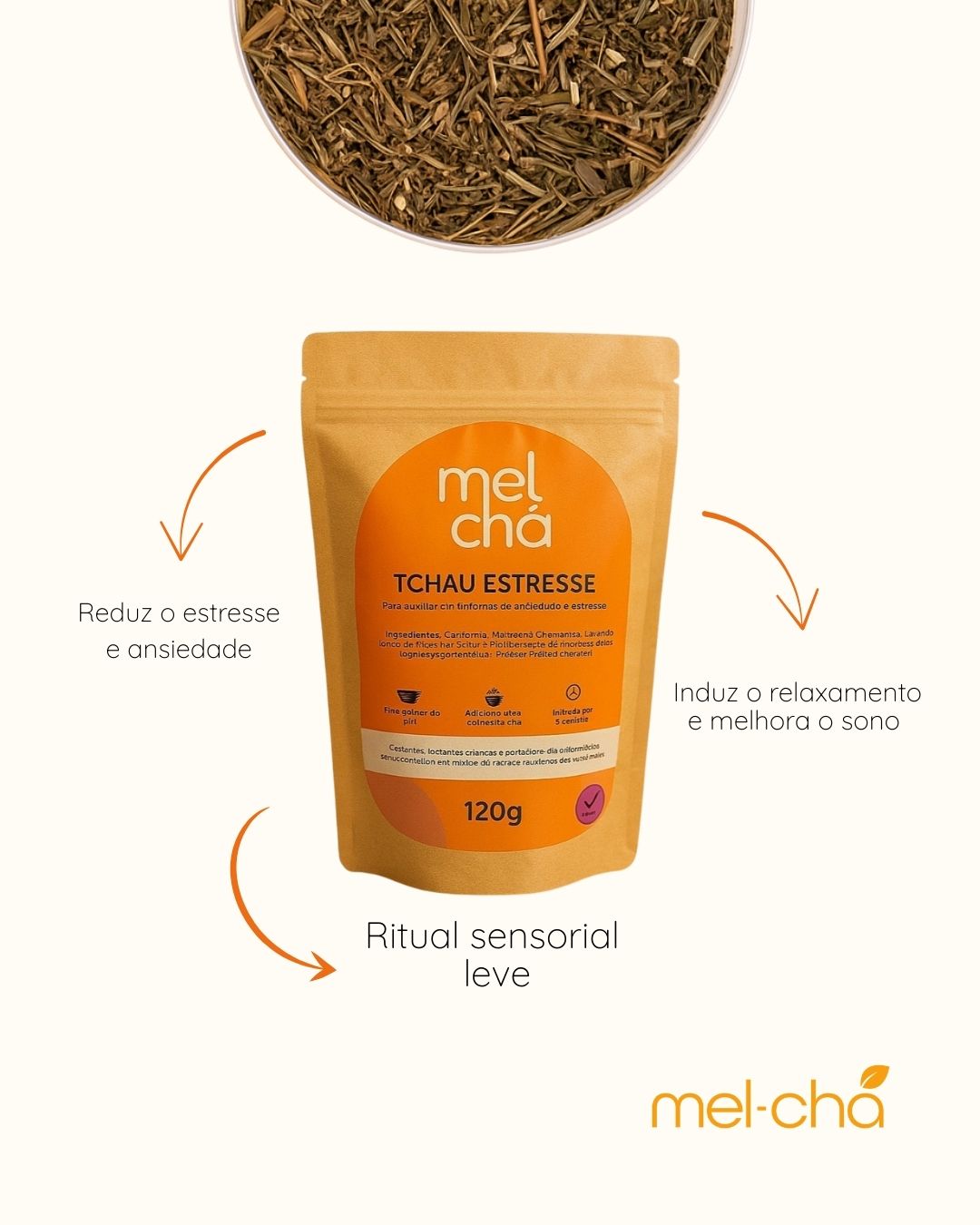 Tchau Estresse – Blend Natural para Relaxar e Desacelerar