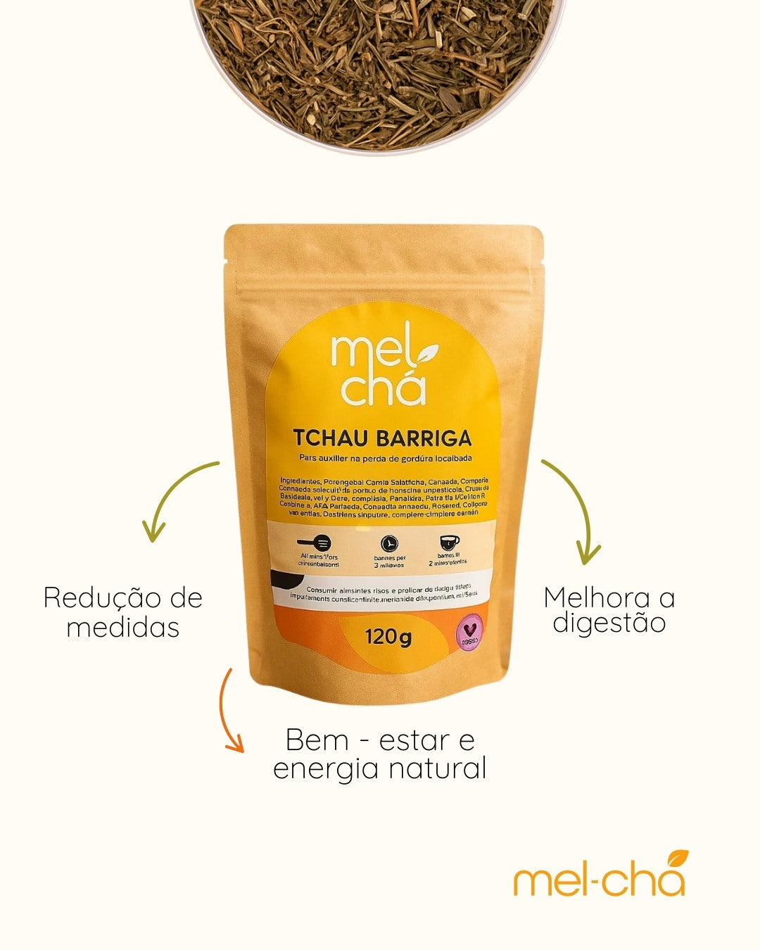 Combo de Chás Tchau Menopausa + Tchau Barriga