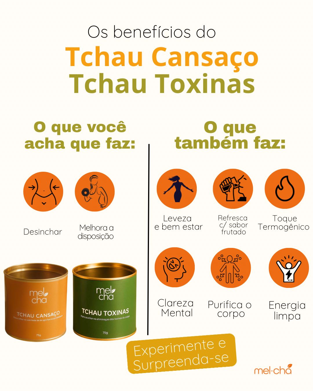 Kit Tchau Cansaço e Tchau Toxinas + Garrafa Infusora