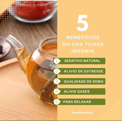 Tchau Insônia - Blend Natural com Ervas Relaxantes para Noites de Sono Tranquilas