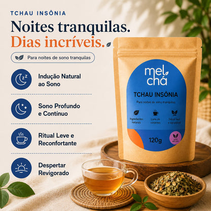 Kit Essencial Mel Chá – 6 Chás Premium + Garrafa Infusora Personalizada