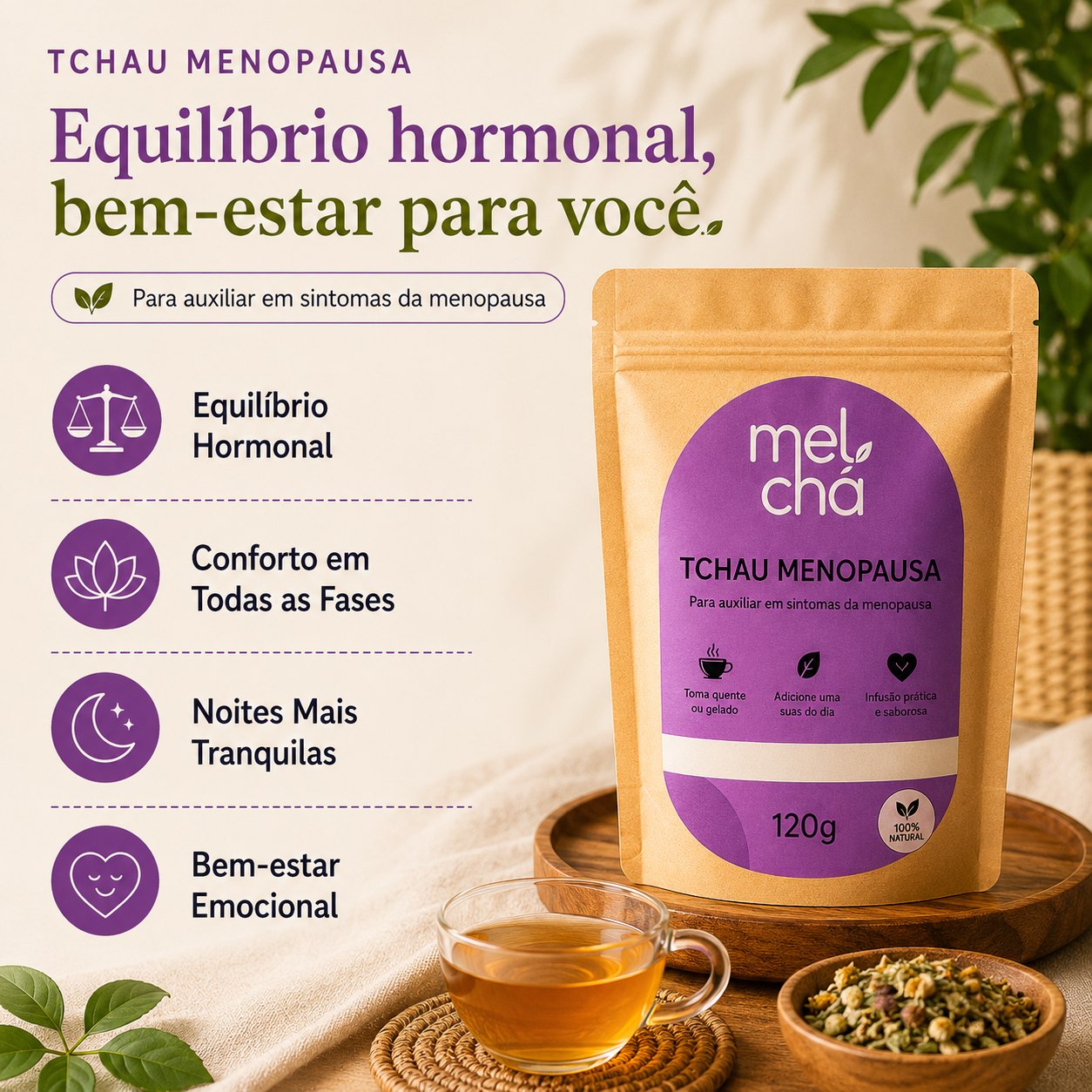 Combo Tchau Menopausa e Tchau Cansaço