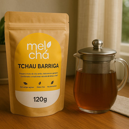 Kit Chá Tchau Barriga + Chaleira com Infusor