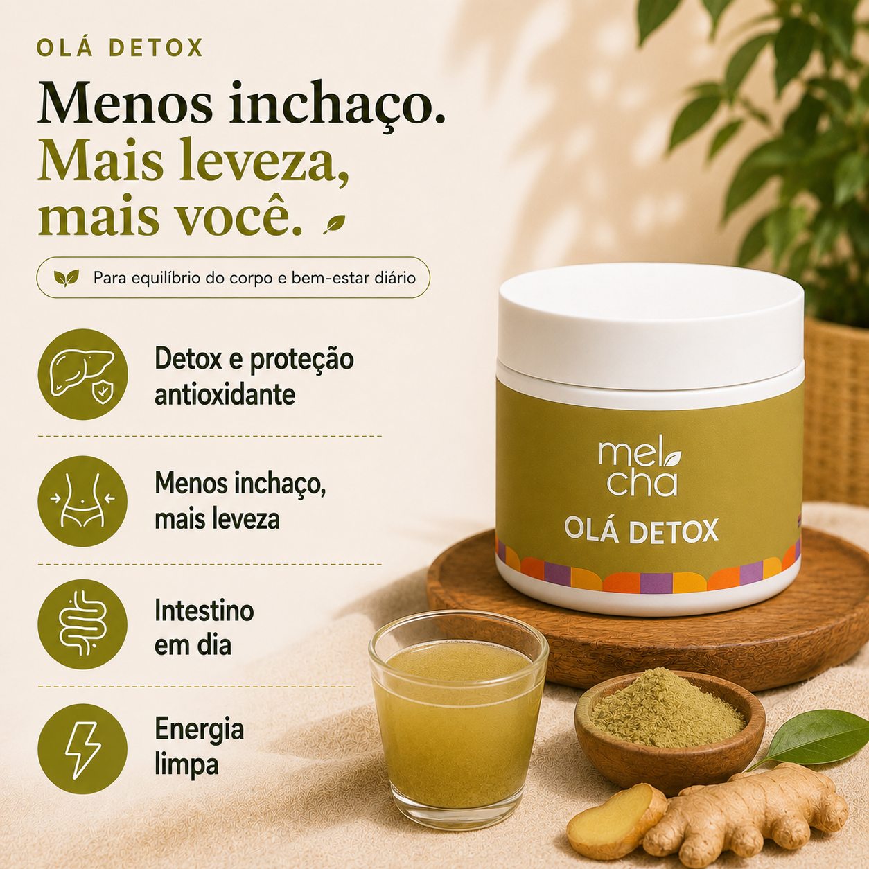 30 Dias Detox — 3 Blends Premium + Plano Personalizado para Transformar Sua Rotina