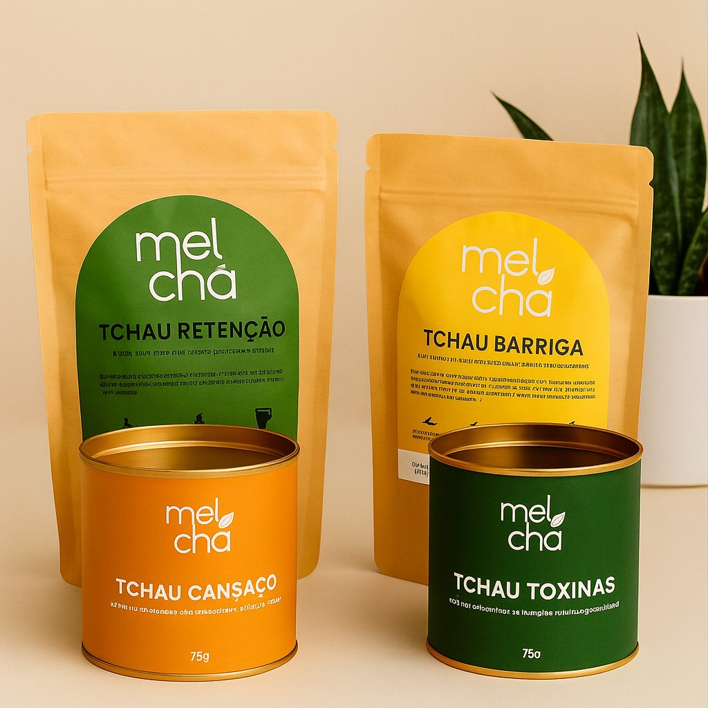 Combo Especial Black - 4 Chás Premium - Combo Detox + Chás em Lata