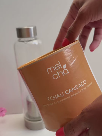 Kit Tchau Cansaço + Garrafa Infusora - Recupere o ritmo com mais disposição e bem-estar